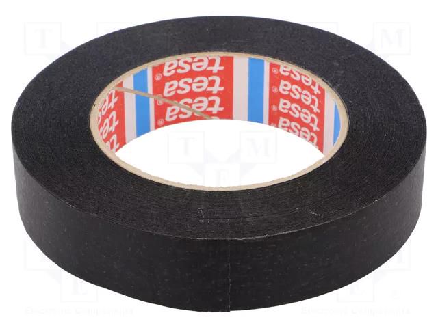 Tape: masking; W: 25mm; L: 50m; Thk: 0.175mm; 12%; natural caoutchouc TESA TESA-4328-25BK