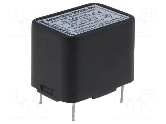Filter: anti-interference; mains; 250VAC; Cx: 200nF; Cy: 2.5nF; 4mH FILTERCON 1FP615-0R