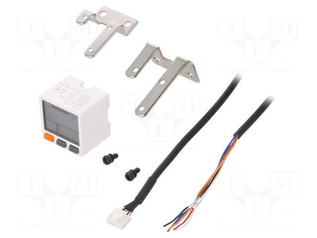 Module: transducer; pressure; -100÷1000kPa; OUT 1: NPN,PNP; PSQ AUTONICS PSQ-C1C-RC1/8