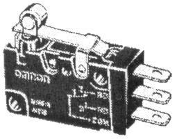 MICROSWITCH, V3, ROLLER LEVER D2VW-5L2A-1