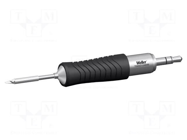Tip; knife; 1x0.2mm; non wettable tip; for  soldering iron; 40W WELLER WEL.RTP-010KNW