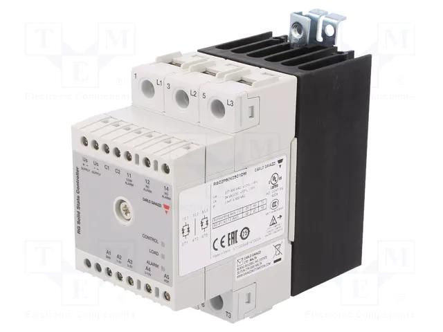 Relay: solid state; 25A; Uswitch: 180÷660VAC; 3-phase; -40÷70°C CARLO GAVAZZI RGC2P60V25C1DM