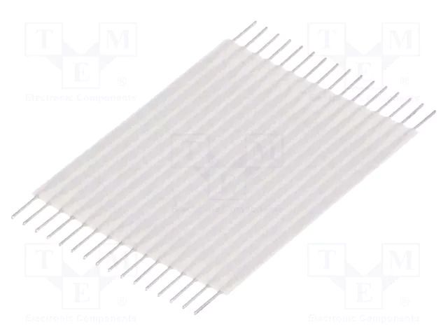 Connector: jumper cable; Tape ph: 1.27mm; L: 25.4mm; straight TE Connectivity FSN11A-16