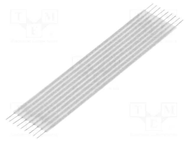 Connector: jumper cable; Tape ph: 1.27mm; L: 50.8mm; straight TE Connectivity FSN12A-09