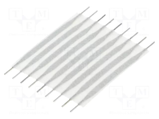 Connector: jumper cable; Tape ph: 2.54mm; L: 25.4mm; straight TE Connectivity FSN21A-09