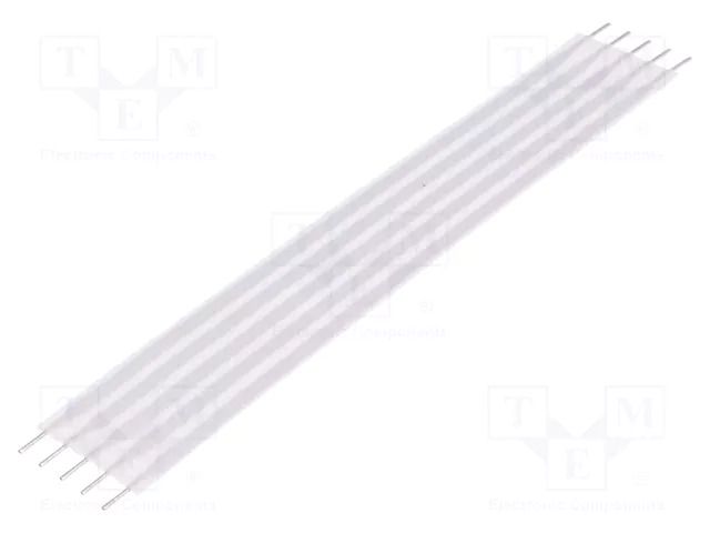 Connector: jumper cable; Tape ph: 2.54mm; L: 76.2mm; straight TE Connectivity FSN23A-05
