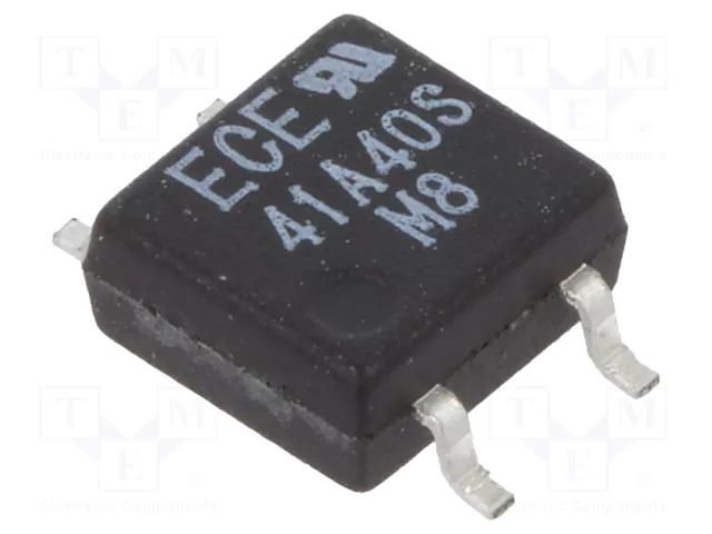Relay: solid state; Icntrl max: 50mA; 100mA; max.400VAC; EPR; 30Ω ECE EPR411A404000EZ
