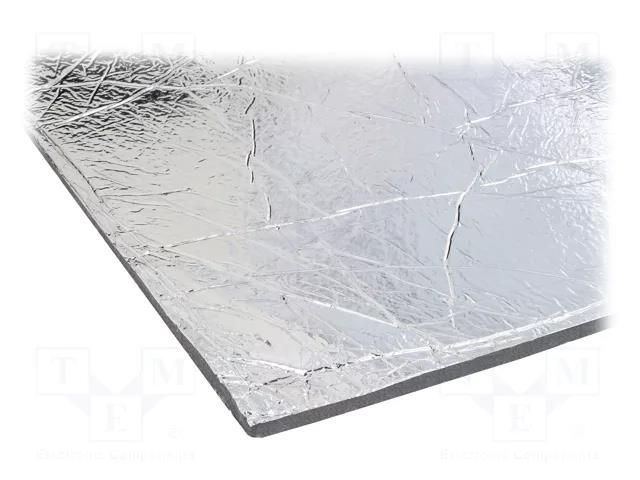Damping mat; polyurethane; 950x930x10mm; self-adhesive SILENT COAT SC-NB10-1.0