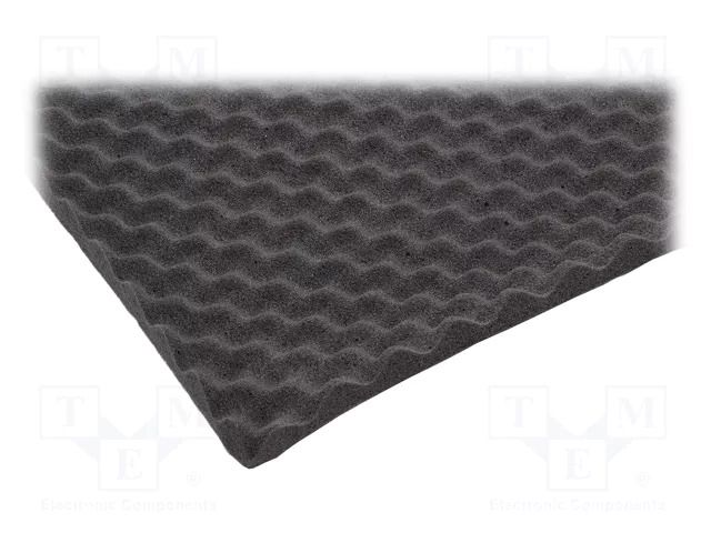 Damping mat; polyurethane; 600x1000x15mm SILENT COAT SC-SA15-0.6
