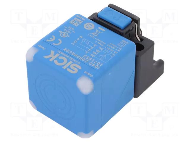 Sensor: inductive; 0÷20mm; PNP / NO + NC; Usup: 10÷30VDC; 200mA SICK IQ40-20BPPKC0K