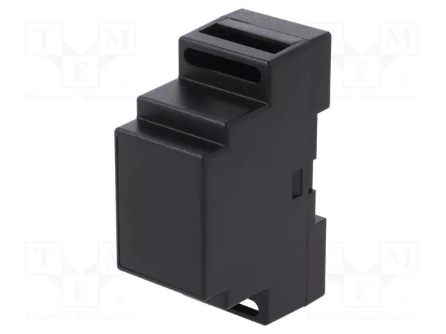 Enclosure: for DIN rail mounting; Y: 88mm; X: 35mm; Z: 59mm; ABS MASZCZYK KM-74/BK