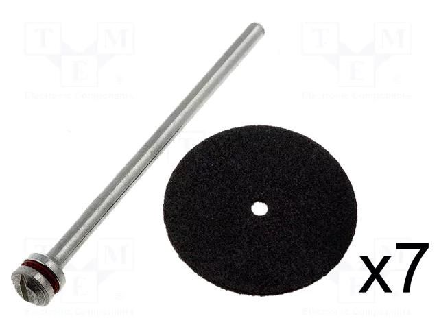 Cutting wheels; 2.34mm; 7pcs. DONAU ELEKTRONIK D-1632