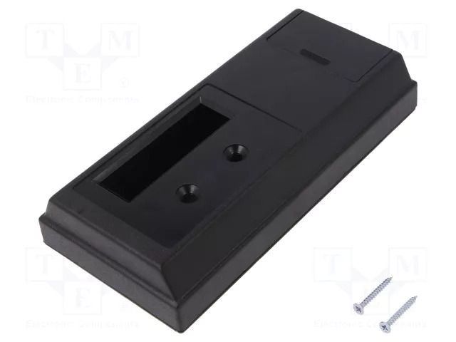 Enclosure: wall mounting; X: 81mm; Y: 170mm; Z: 32mm; ABS; black MASZCZYK KM-83B/BK