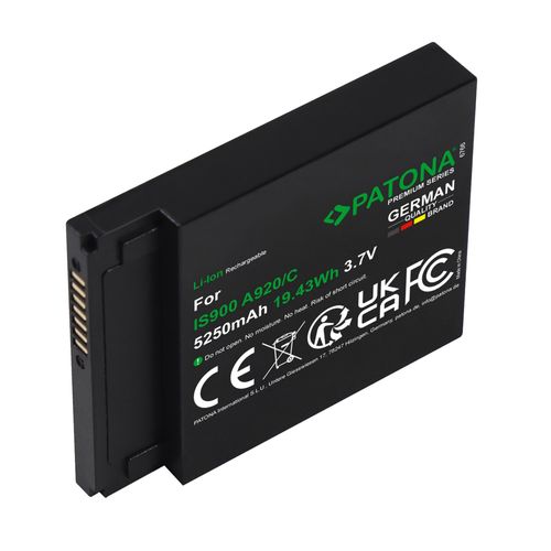 PATONA Premium battery for PAX A920 IS900, PATONA 6766