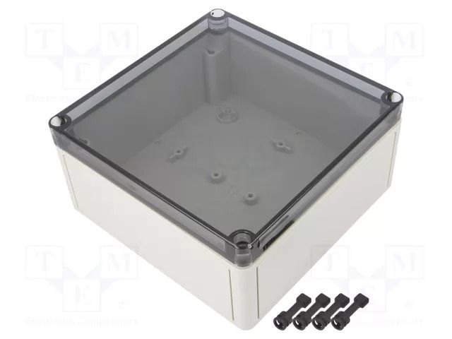 Enclosure: multipurpose; X: 180mm; Y: 182mm; Z: 90mm; TK PS; grey SPELSBERG TK-PS-1818-9-TO