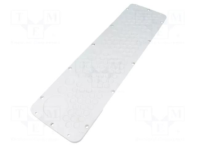 Multigate grommet; elastomer thermoplastic TPE; light grey HT HI TECH POLYMERS RIT-139-TPE