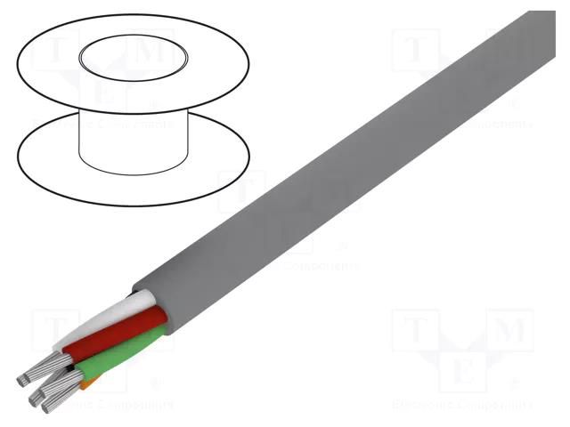 Wire; Xtra Guard® 1; 4x2x24AWG; unshielded; 300V; 30.5m; Cu; 100ft ALPHA WIRE 5264C-SL005