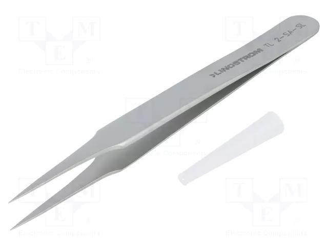 Tweezers; 120mm; Blades: narrowed; Blade tip shape: sharp LINDSTRÖM SA.TL2-SA-SL