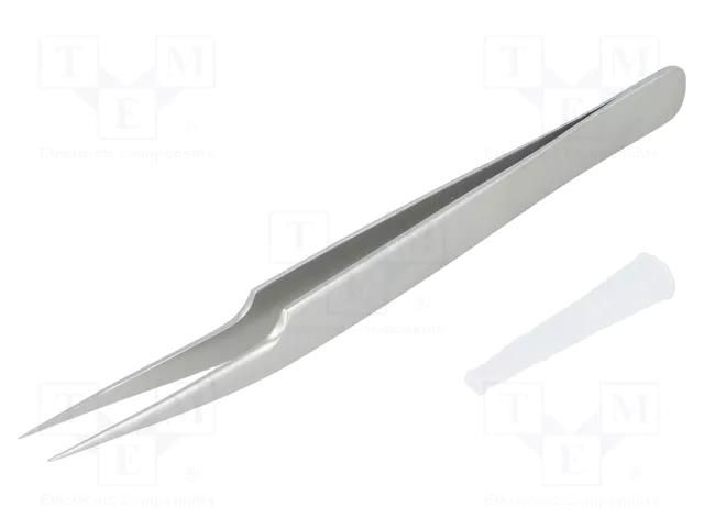 Tweezers; 115mm; Blades: curved,narrowed; Blade tip shape: sharp LINDSTRÖM SA.TL5A-SA-SL