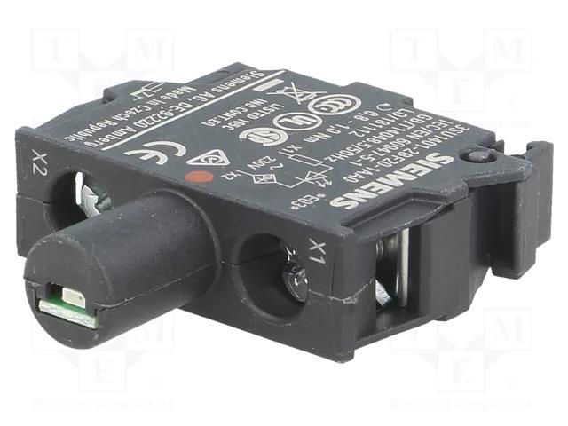 Illuminating unit; 22mm; 3SU1.5; -25÷70°C; Illumin: LED; 230VAC SIEMENS 3SU1401-2BF20-1AA0