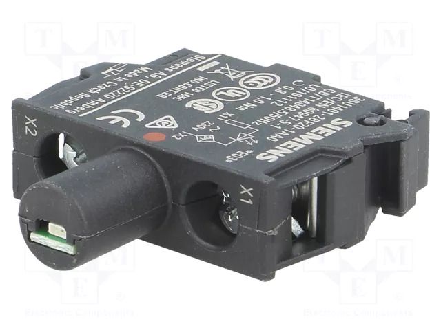 Illuminating unit; 22mm; 3SU1.5; Illumin: LED; for back plate SIEMENS 3SU1401-2BF20-1AA0