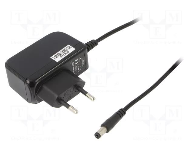 Power supply: switching; mains,plug-in; 9VDC; 1.4A; 13W; 81.6% CELLEVIA POWER CLW-1309-W2E-ER25
