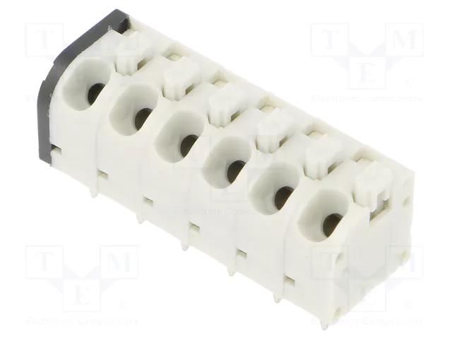 Connector: PCB terminal block; terminal; 10A; 250V; angled 45° ECE ETBM50060H401Z