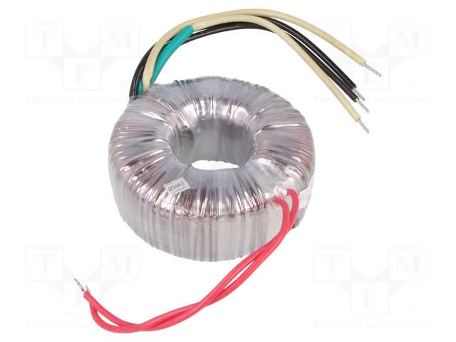 Transformer: toroidal; 160VA; 230VAC; 9V; 9V; 8.88A; 8.88A; Ø: 115mm INDEL TST160W/2X9V