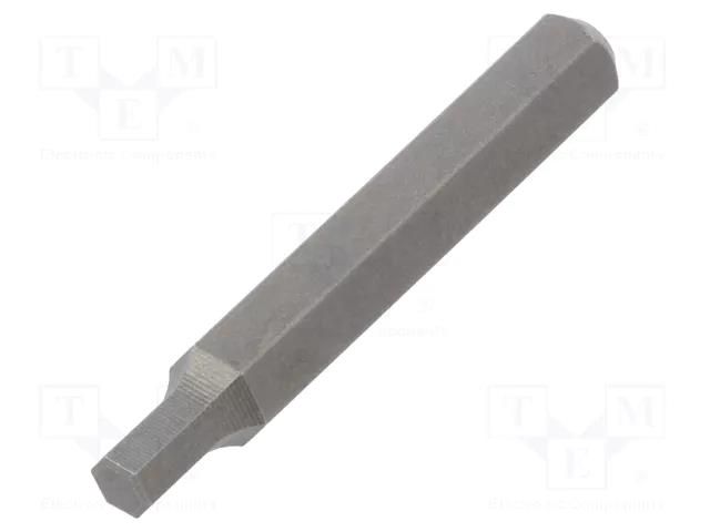 Screwdriver bit; hex key; HEX 2.5mm; Overall len: 28mm; MICRO WIHA WIHA.40619