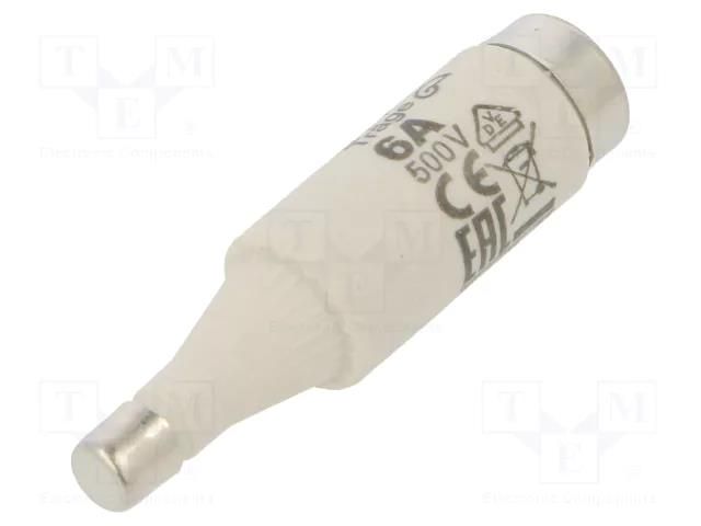 Fuse: fuse; 6A; 500VAC; 500VDC; gG; ceramic; DI; D ETI POLAM 002311403