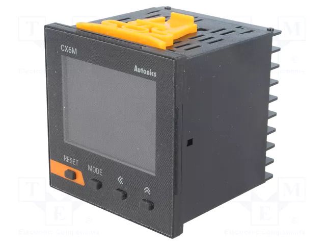 Counter: electronical; LCD; time/pulses; SPST; IN 1: voltage AUTONICS CX6M-2P2F