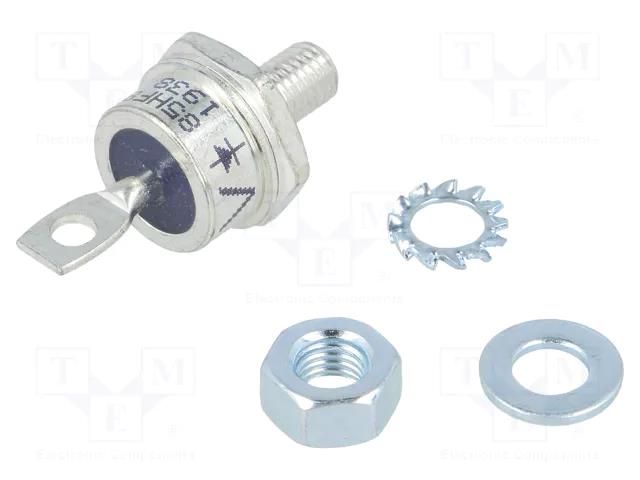 Diode: rectifying; 800V; 85A; cathode to stud; DO203AB,DO5; 1.2V VISHAY VS-85HF80