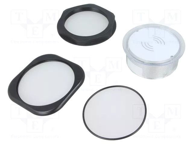 RFID reader; 9÷30V; RS485,USB,WIEGAND; antenna; Range: 100mm; ABS ELATEC T4PK-F02TR6