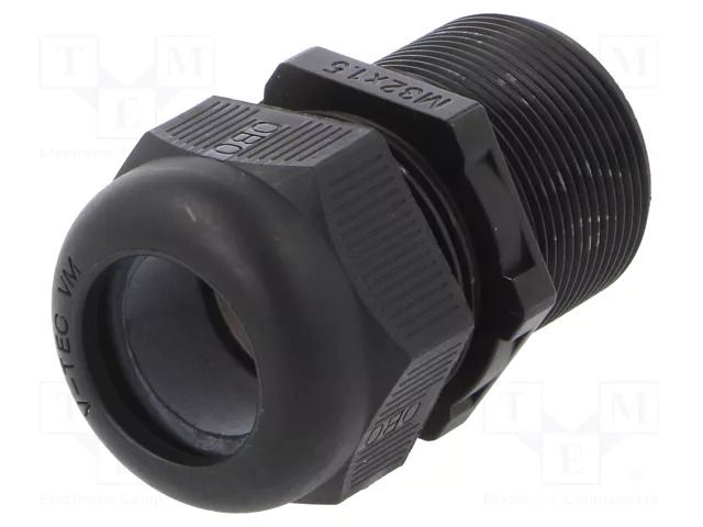 Cable gland; with long thread; M32; 1.5; IP68; polyamide; black OBO BETTERMANN OBO-2022991