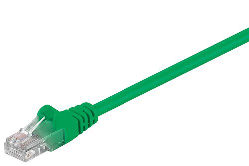 CAT 5e Patch Cable, U/UTP, green, 20 m - copper-clad aluminium wire (CCA) 68363