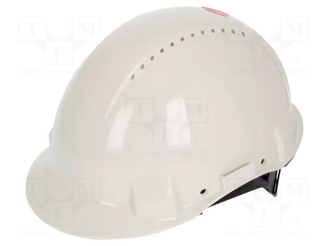 Protective helmet; vented; Size: 54÷62mm; white; ABS; G3000; 310g 3M 3M-7000009698