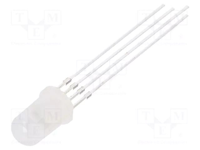Programmable LED; RGB; 5mm; 1.8÷2.2/2.8÷3.1/2.9÷3.2VDC; -25÷80°C WORLDSEMI WS2812D-F5-L