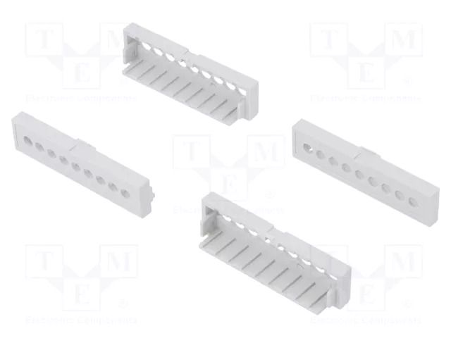 Terminals cover; UL94V-0; ABS; 5.08mm; 4pcs. KRADEX ZD3TC-5.08-ABS-V0