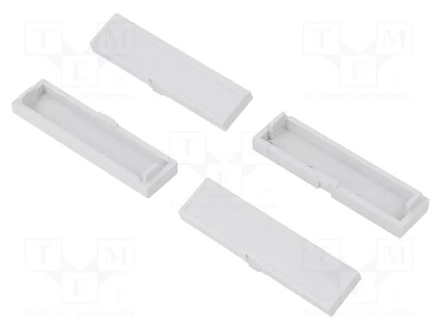 Terminals cover; UL94V-0; ABS; 4pcs. KRADEX ZD3TCS-ABS-V0