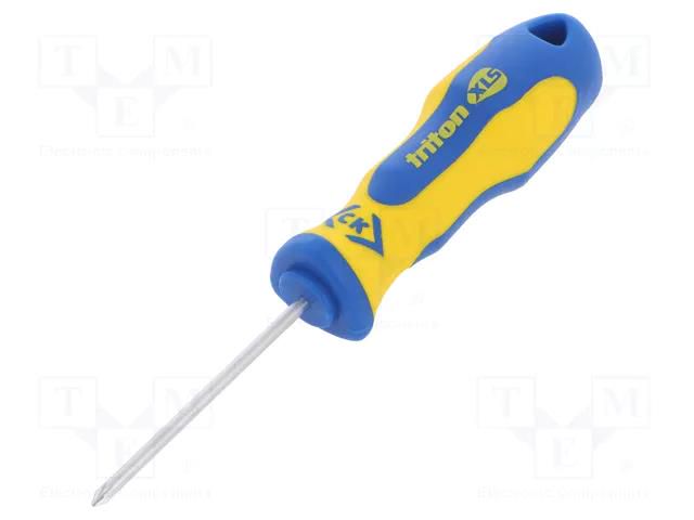 Screwdriver; Pozidriv®; PZ0; Triton XLS; Blade length: 60mm C.K CK-T4723-0
