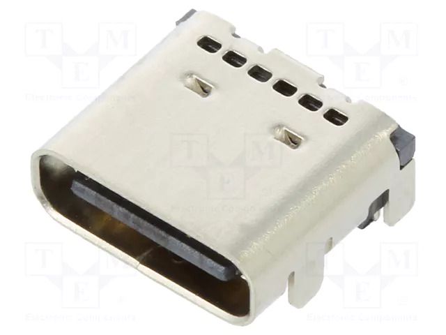 Connector: USB C; socket; SMT; angled; USB 3.1 ATTEND 217B-BC02