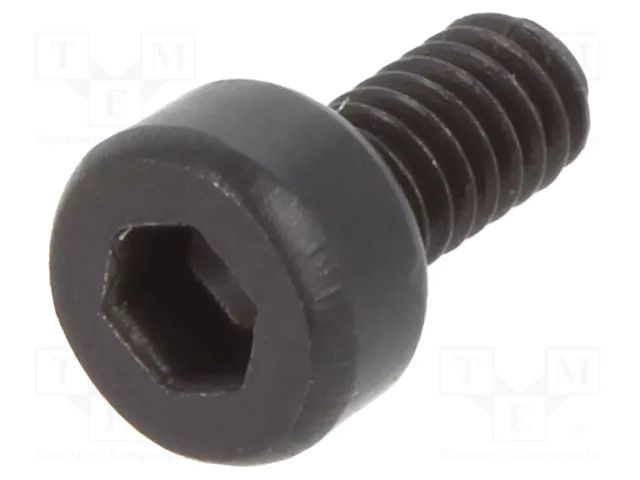 Screw; M2x4; 0.4; Head: cheese head; hex key; HEX 1.5mm; steel BOSSARD B2X4/BN7
