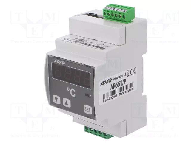 Automation module: regulator; temperature; -1999÷9999; SPDT APAR AR661/P