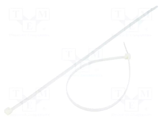Cable tie; L: 280mm; W: 4.8mm; natural; polyamide; 222N; Ømax: 76mm FIX&FASTEN FIX-S-4.8X280S/N