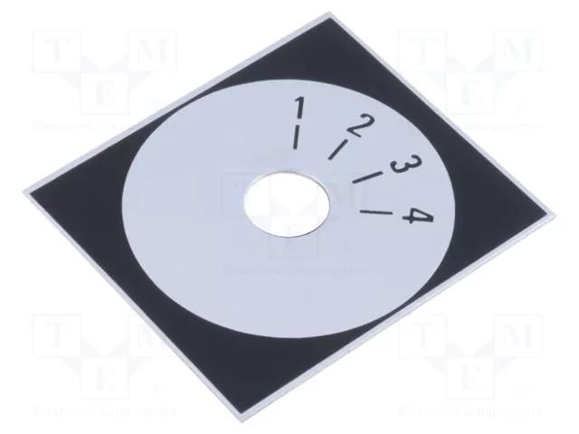 Scale; Range: 1 ÷ 4; 48x42mm; Øhole: 10mm; aluminium SUPERTRONIC 220.304
