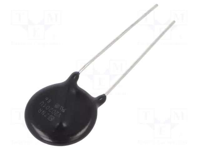 Varistor: ceramics; THT; 130VAC; 170VDC; 200V; 10kA PANASONIC ERZV20D201