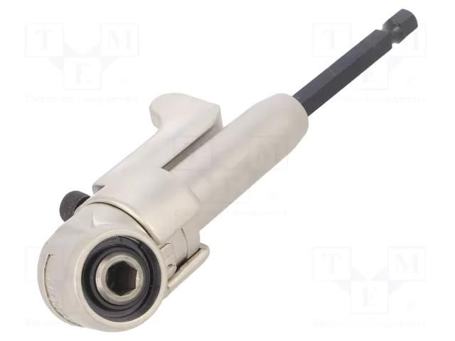 Holder; 1/4"; Overall len: 130mm; Mounting: 1/4" (E6,3mm) WIHA WIHA.32311