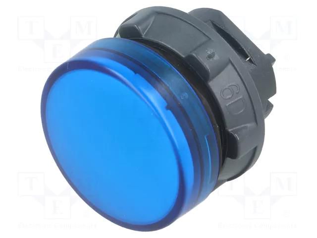 Control lamp; 22mm; Harmony XB5; -25÷70°C; Ø22mm; IP66; blue SCHNEIDER ELECTRIC ZB5AV063