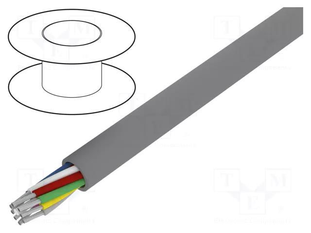 Wire; Alpha Essential C&C; 8x18AWG; unshielded; 300V; 30.5m; Cu ALPHA WIRE 1898/8C-SL005