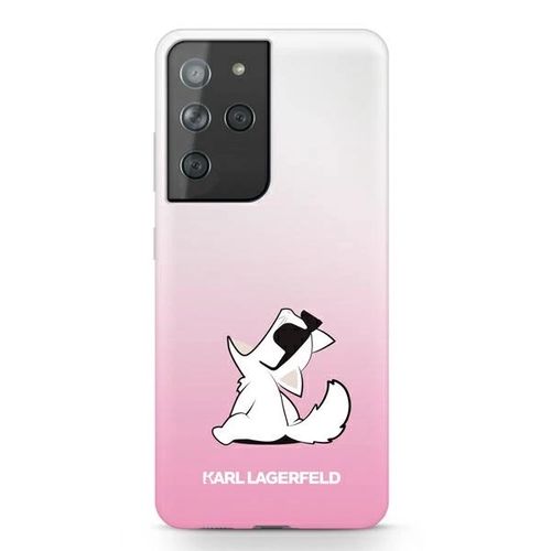 Karl Lagerfeld Choupette Fun Case for Samsung Galaxy S21 Ultra - Pink, Karl Lagerfeld 3700740496985 3700740496985